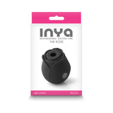 INYA The Rose Suction Vibrator In Black