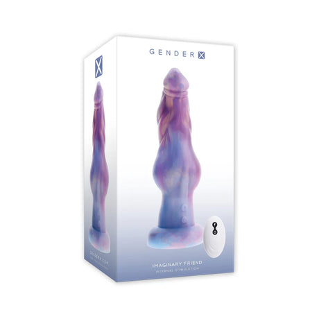 colorful silicone dildo that has bulbs