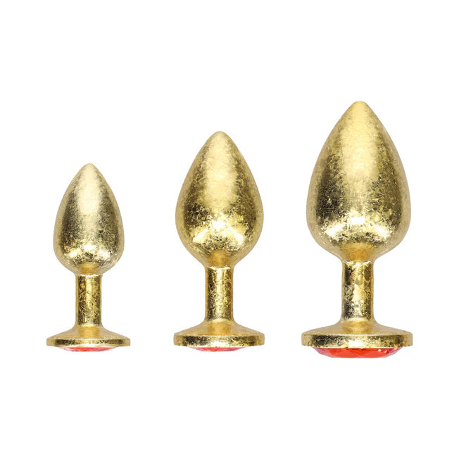 International Milan Gold Metal Anal Plug Set