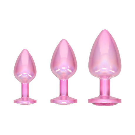 International Paris Pink Metal Anal Plug Set
