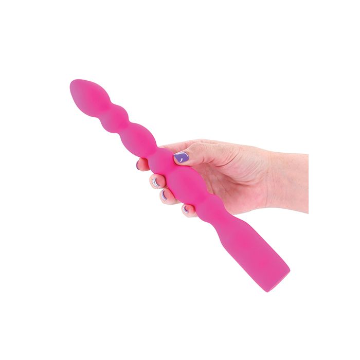 pink silicone anal beads that vibrates