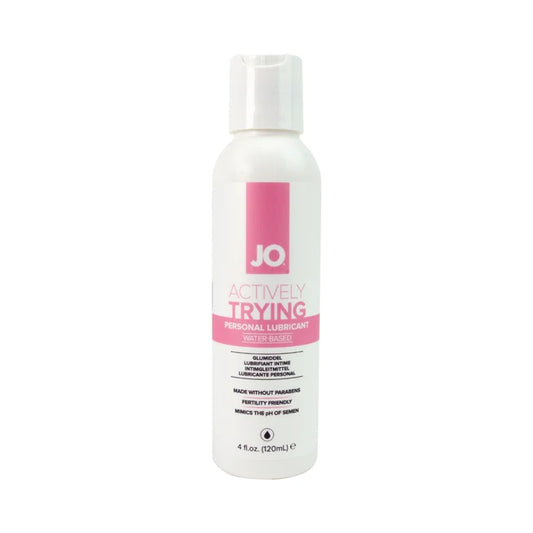 JO Actively Trying Water-Based Lubricant 4 oz.