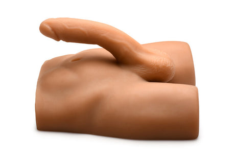Jock Ass Masturbator with Posable 7 in. Dildo