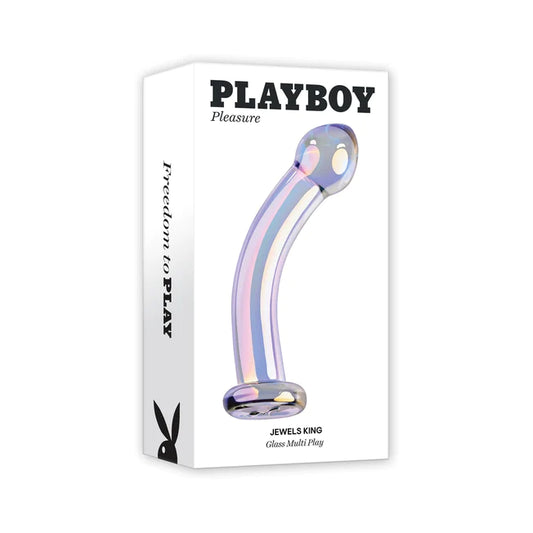 Playboy Jewels Curved Glass King - Iridescent