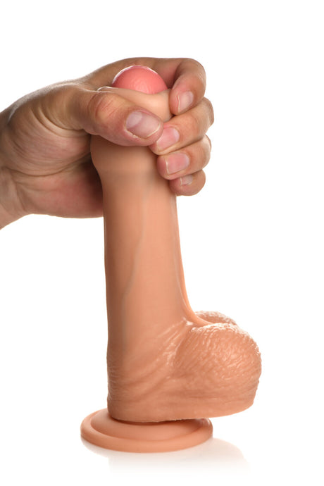 Jock Real Skin Dual Density Silicone 8 inch Dildo