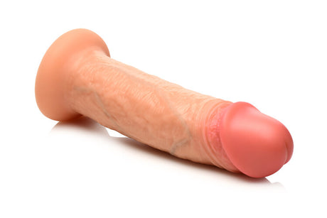 Jock Real Skin Dual Density Silicone Dildo 8in