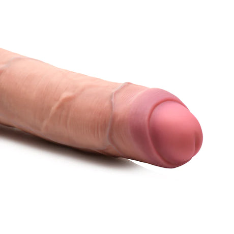 Jock Uncut Dual Density Silicone 8.55 inch Dildo w/out balls