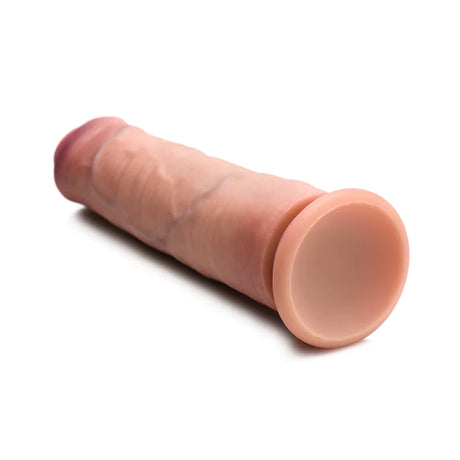 Jock Uncut Dual Density Silicone 8.55 inch Dildo w/out balls