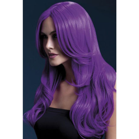 Khloe Neon Purple Hair Wig