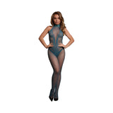 Le Desir Fishnet and Lace Bodystocking O/S