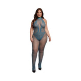 Le Desir Fishnet and Lace Bodystocking Queen Sizes 