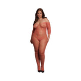 Le Desir Lace Long-Sleeved Bodystocking Queen Sizes