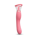 Le Wand Lick Double Ended Vibrator for both c-spot and g-spot along with a suction cup with a vibrating tongue