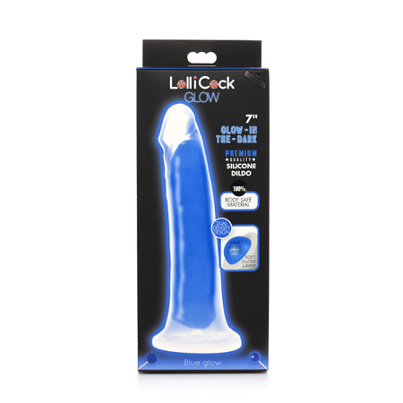 Lollicock Glow in the Dark 7 in. Silicone Dildo - All Colors