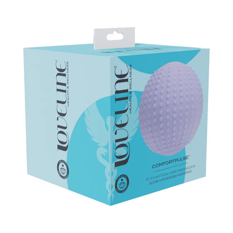 Purple LoveLine Comfortpulse Round Massager
