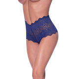 Berrylicious Split Crotch Lace Boyshort Blueberry - All Sizes