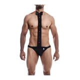 Men's Black Tuxedo Lace Jockstrap Sexy Costume