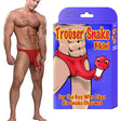 Male Power Trouser Snake Bikini - Red/Black