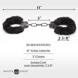 Master Series Cuffed in Fur Furry Handcuffs 