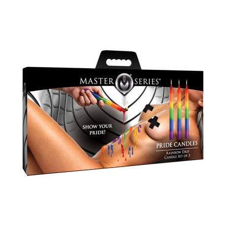  Pride Candles Rainbow Drip Candles
