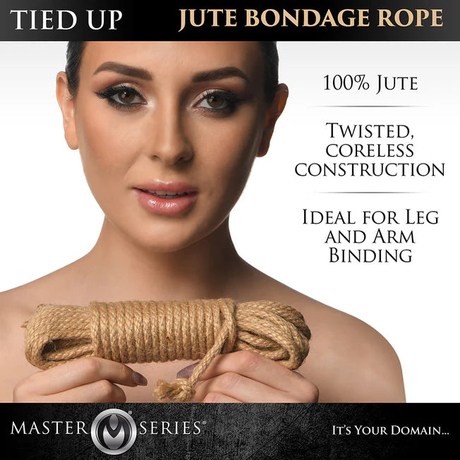 Master Series Tied Up Jute Bondage Rope 50 ft.Master Series Tied Up Jute Bondage Rope 25 ft.