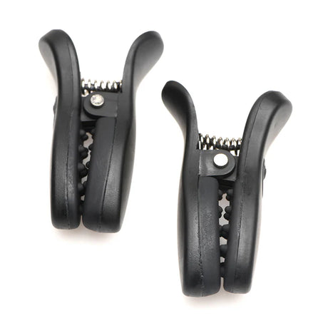 Dark Grip Vibrating Nipple Clamps