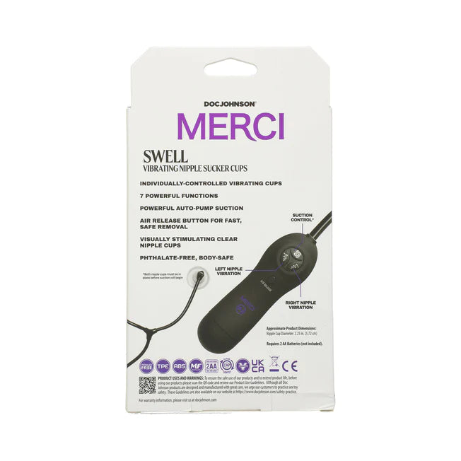 Merci Swell Automatic Vibrating Nipple Sucker Cups