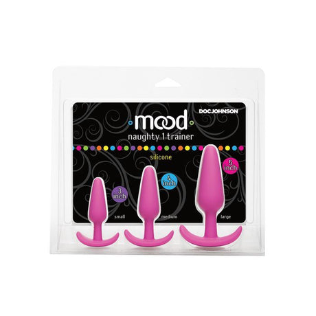 Mood Naughty 1 Anal Plug Trainer Set - Pink