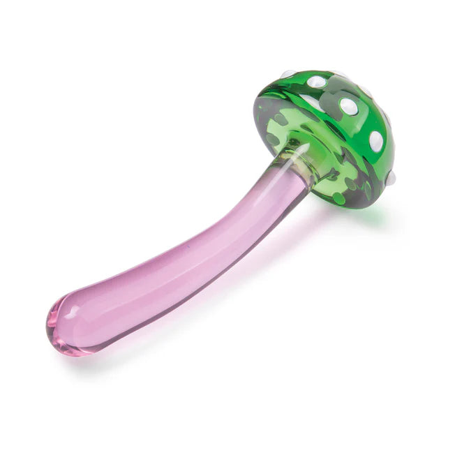 Magic Mushroom 7.5 inch glass dildo