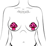 Pastease Neon Pink Mushroom Nipple Pasties