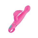 Aria Naughty AF 2.0 Pink Rechargeable Rabbit Bunny Dual Stimulator Vibrator by Blush