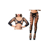 Naughty Girl Crotchless Side Straps Leggings 