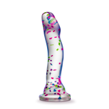 Neo Elite Hanky Panky 7.5 in. Glow In The Dark Confetti Dildo