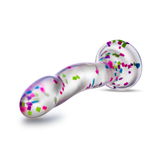 Neo Elite Hanky Panky 7.5 in. Glow In The Dark Confetti Dildo