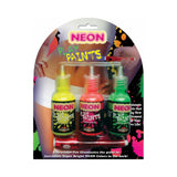 Neon Body Paints - 3pk