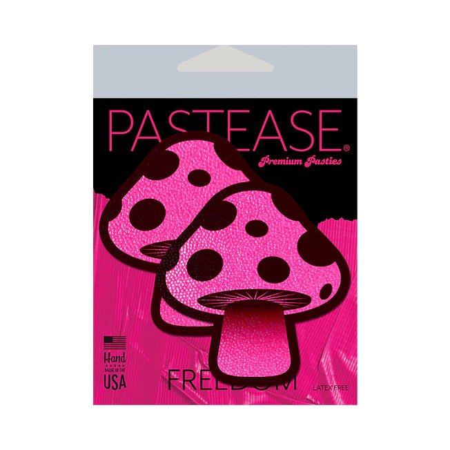 Pastease Neon Pink Mushroom Nipple Pasties