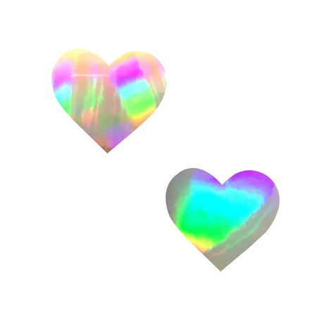 I Heart U Holographic Pasties