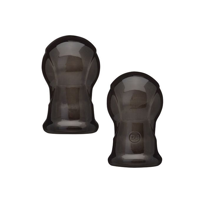 Two Black Silicone Nipple Teasers