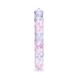 Purple Rose Nubby Glass Dildo 9 inch