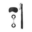 Black & White Collection Beginner's Bondage Kit #1 in Black. 