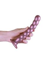 Ouch! Beaded Silicone 8 in. G-Spot Dildo - All Colors