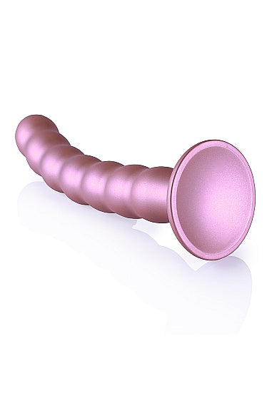 Ouch! Beaded Silicone 8 in. G-Spot Dildo - All Colors