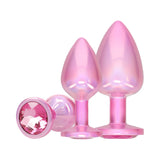 International Paris Pink Metal Anal Plug Set