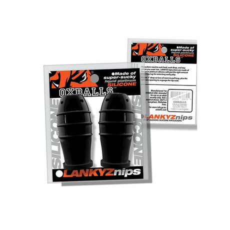 Oxballs Lankyz Black Silicone Nipsuckers