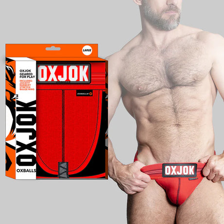 Oxjok Slingjock Upthrust Slider-Strap Jock Red