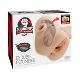 PDX Plus Double Pounder Vibrating Squeeze Stroker
