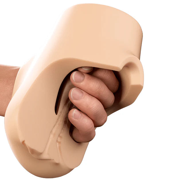 PDX Plus Double Pounder Vibrating Squeeze Stroker