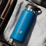 PDX Plus Fuck Flask Discreet Bottle Stroker Light - Blue