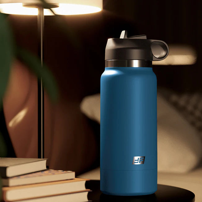 PDX Plus Fuck Flask Discreet Bottle Stroker Light - Blue