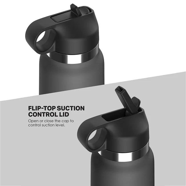 PDX Plus Fuck Flask Discreet Bottle Stroker Light - Grey